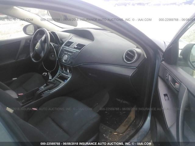 JM1BL1UF2B1363496 - 2011 MAZDA 3 I BLUE photo 5