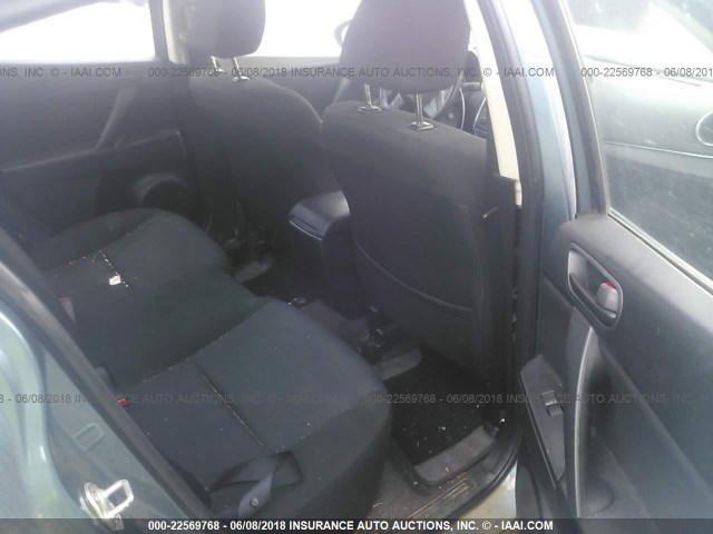 JM1BL1UF2B1363496 - 2011 MAZDA 3 I BLUE photo 8
