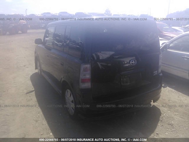 JTLKT334164094721 - 2006 TOYOTA SCION XB შავი ფოტო 3
