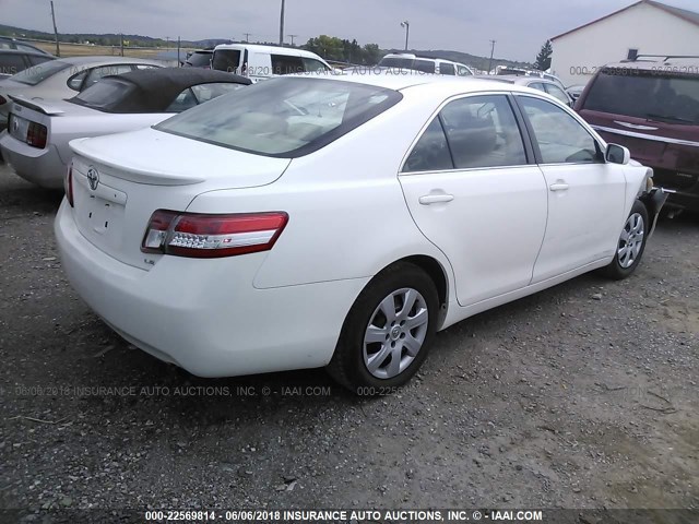 4T1BF3EK7AU550370 - 2010 TOYOTA CAMRY SE/LE/XLE 白色 照片 4