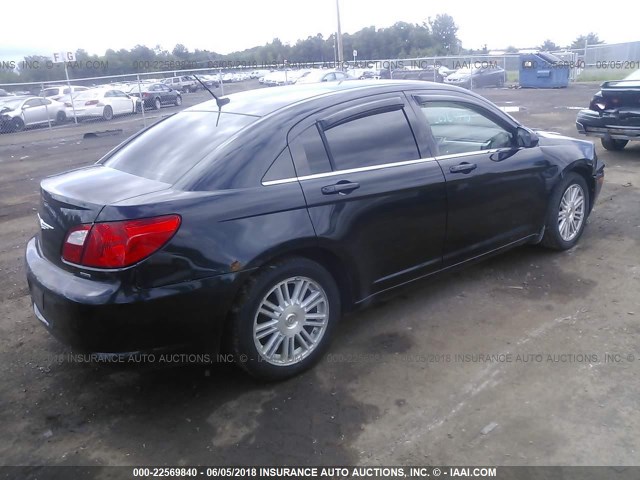 1C3LC56V39N552634 - 2009 CHRYSLER SEBRING TOURING/LIMITED BLACK photo 4