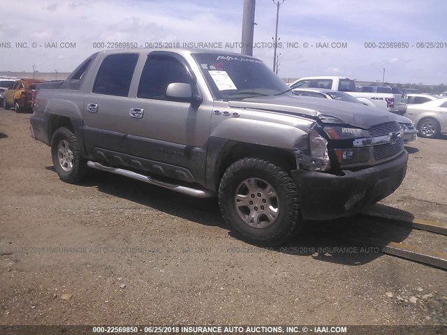 3GNEC13T03G151601 - 2003 CHEVROLET AVALANCHE C1500 GRAY photo 1