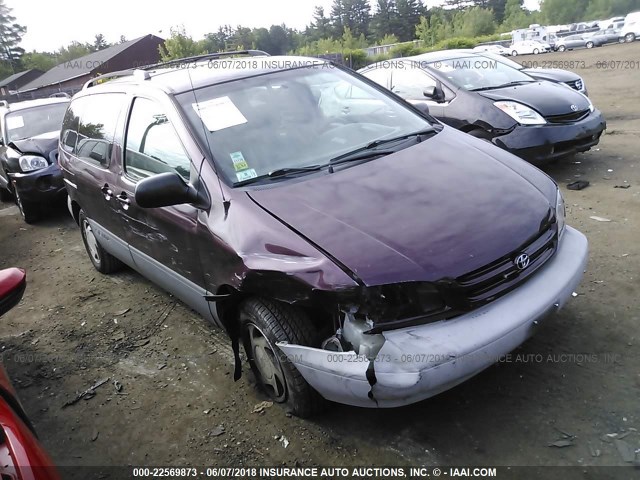 4T3ZF13C3YU253726 - 2000 TOYOTA SIENNA LE/XLE MAROON photo 1