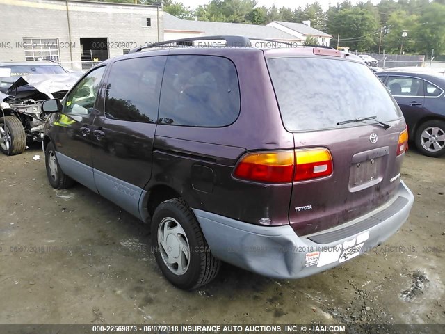 4T3ZF13C3YU253726 - 2000 TOYOTA SIENNA LE/XLE MAROON photo 3