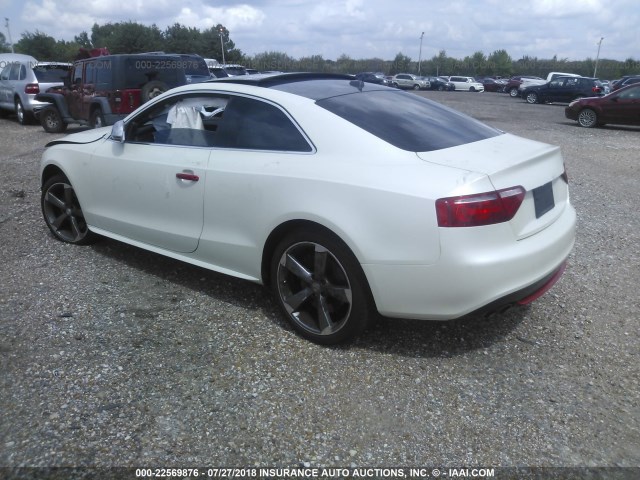 WAURV78T69A001321 - 2009 AUDI S5 QUATTRO WHITE photo 3