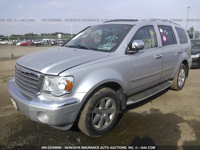 1A8HW58N98F111792 - 2008 CHRYSLER ASPEN LIMITED SILVER photo 2