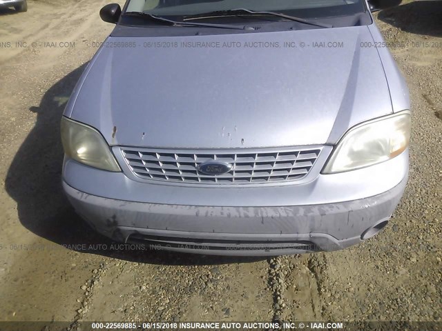 2FMZA50411BA33489 - 2001 FORD WINDSTAR LX SILVER photo 6