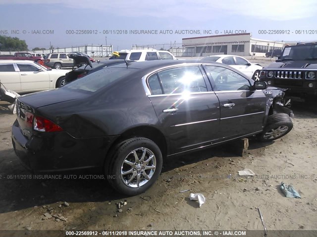 1G4HD57268U176787 - 2008 BUICK LUCERNE CXL BLACK photo 4