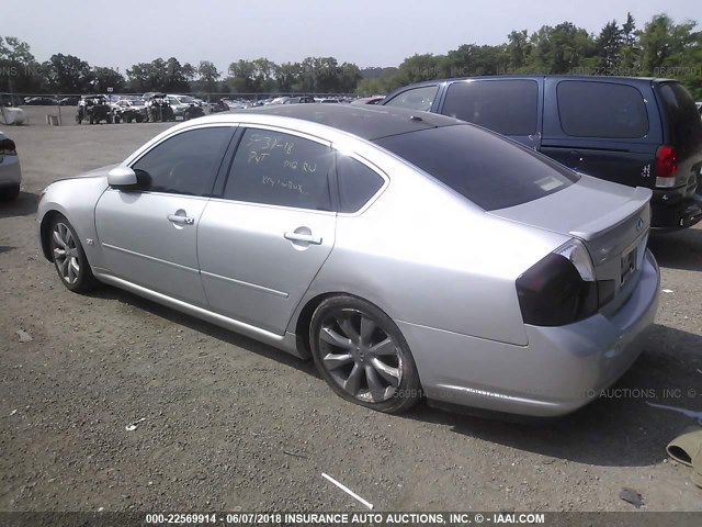 JNKAY01E56M105494 - 2006 INFINITI M35 SPORT SILVER photo 3