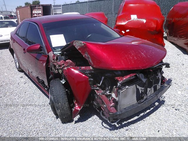 4T4BF1FKXDR317337 - 2013 TOYOTA CAMRY L/SE/LE/XLE RED photo 6