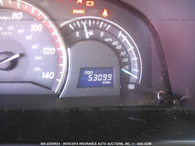 4T4BF1FKXDR317337 - 2013 TOYOTA CAMRY L/SE/LE/XLE 红色 照片 7