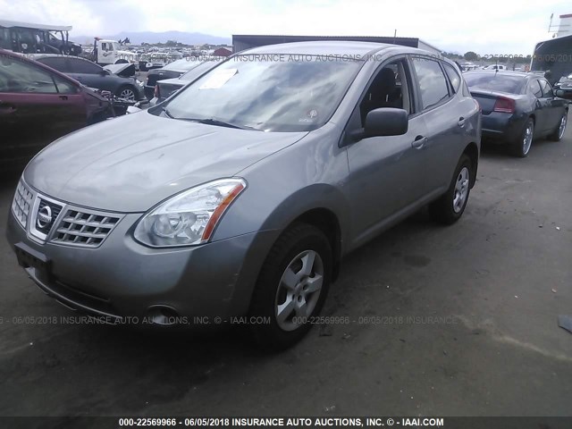 JN8AS58V78W108754 - 2008 NISSAN ROGUE S/SL GRAY photo 2