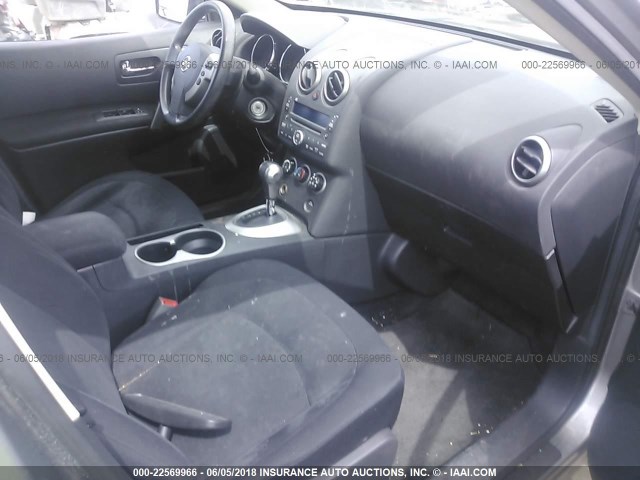 JN8AS58V78W108754 - 2008 NISSAN ROGUE S/SL GRAY photo 5