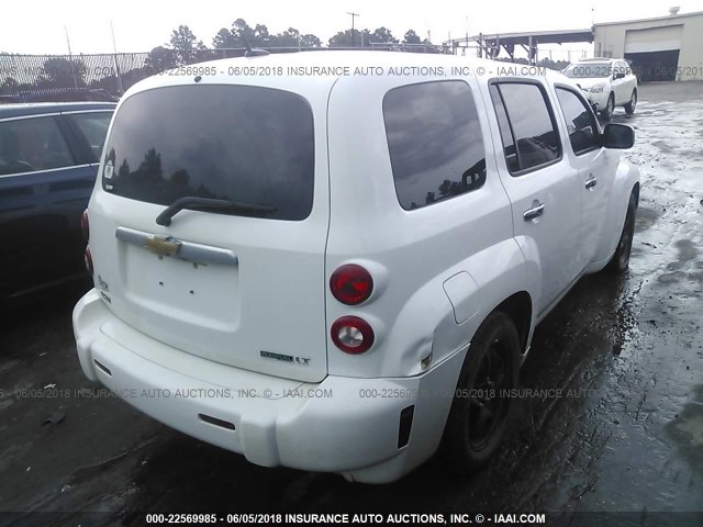 3GNBABDB8AS598434 - 2010 CHEVROLET HHR LT WHITE photo 4