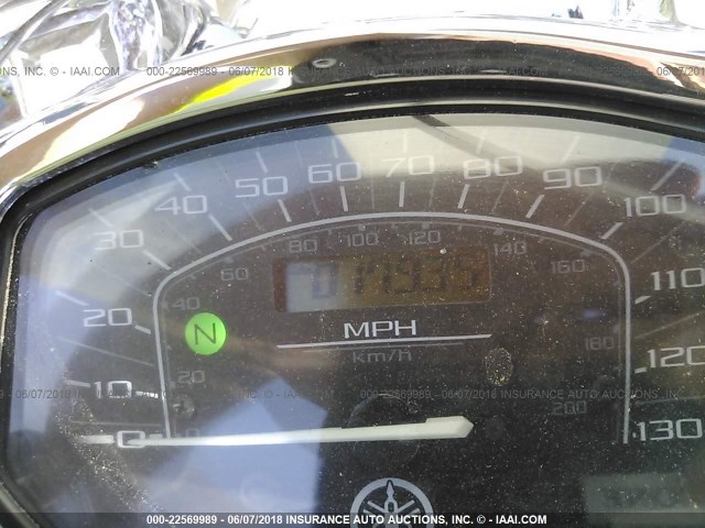 JYAVP25E98A005880 - 2008 YAMAHA XVS1300 CT GOLD photo 7