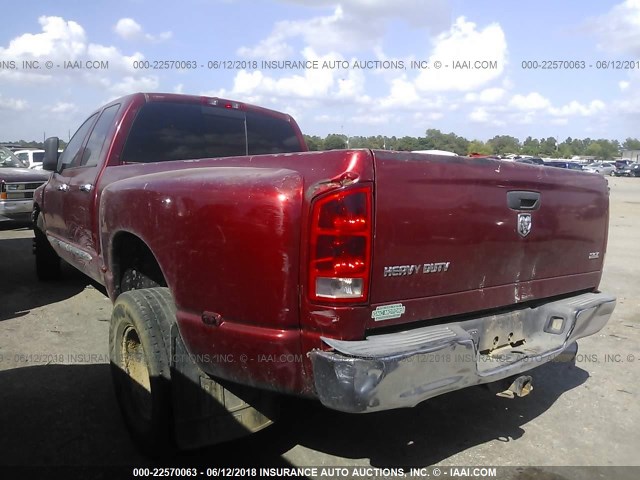 3D7ML48CX6G185019 - 2006 DODGE RAM 3500 ST/SLT MAROON photo 3