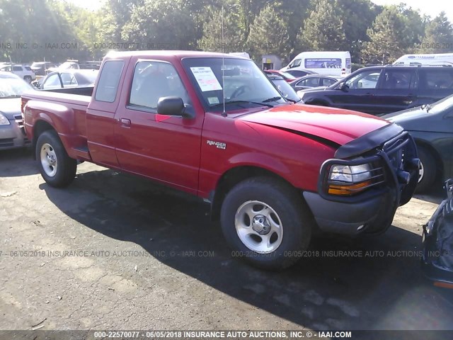 1FTZR15X1WTA81509 - 1998 FORD RANGER SUPER CAB RED photo 1