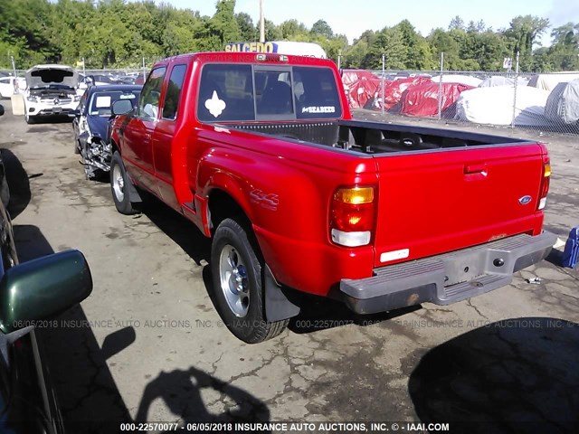 1FTZR15X1WTA81509 - 1998 FORD RANGER SUPER CAB RED photo 3