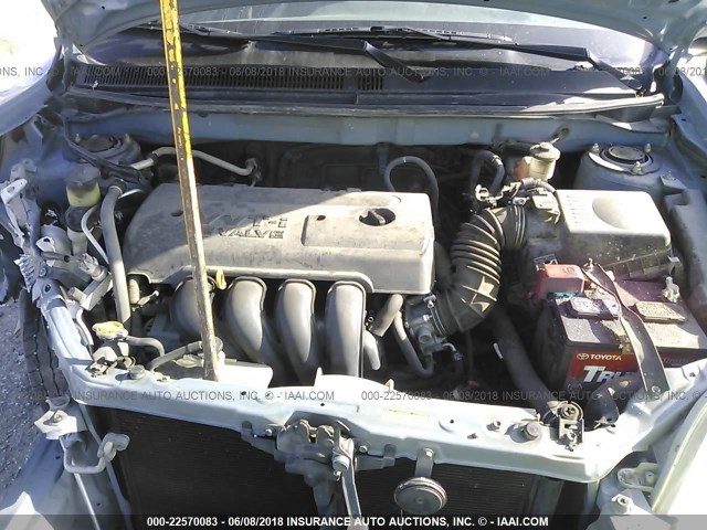 2T1KR32E46C569988 - 2006 TOYOTA COROLLA MATRIX XR BLUE photo 10