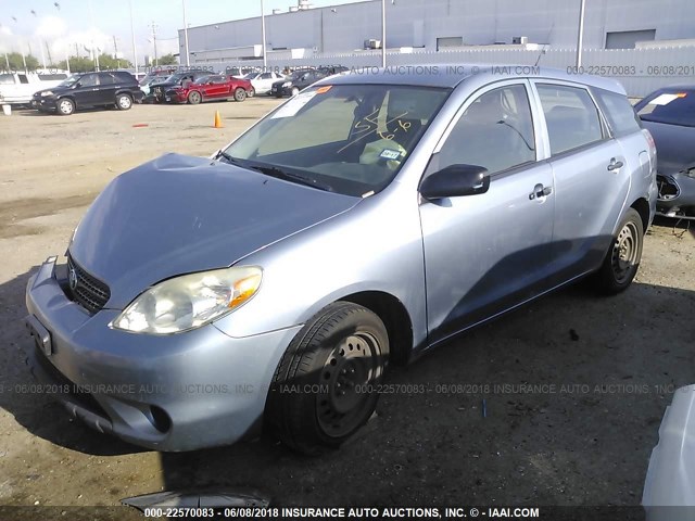 2T1KR32E46C569988 - 2006 TOYOTA COROLLA MATRIX XR BLUE photo 2