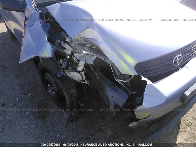2T1KR32E46C569988 - 2006 TOYOTA COROLLA MATRIX XR BLUE photo 6