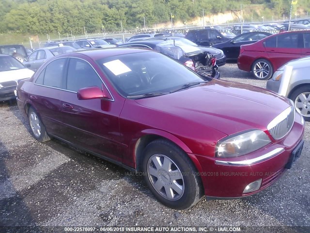 1LNHM86S74Y603271 - 2004 LINCOLN LS Tünd qırmızı foto 1