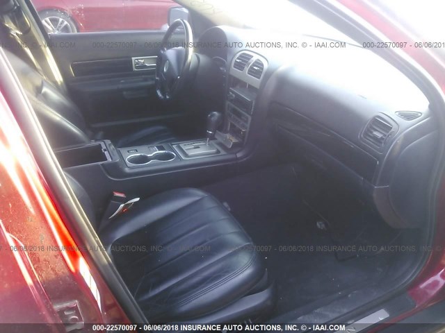 1LNHM86S74Y603271 - 2004 LINCOLN LS Tünd qırmızı foto 5