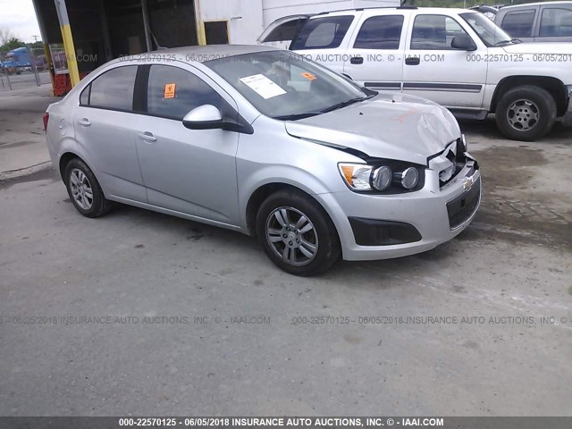 1G1JA5SH7C4122216 - 2012 CHEVROLET SONIC LS 银色 照片 1