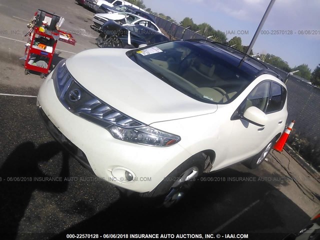 JN8AZ18W19W106237 - 2009 NISSAN MURANO S/SL/LE WHITE photo 2