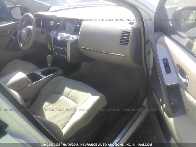 JN8AZ18W19W106237 - 2009 NISSAN MURANO S/SL/LE WHITE photo 5