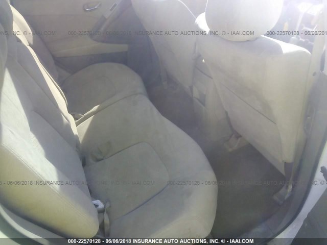 JN8AZ18W19W106237 - 2009 NISSAN MURANO S/SL/LE WHITE photo 8