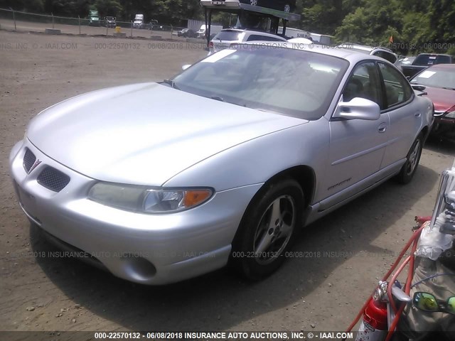 1G2WP52K52F244328 - 2002 PONTIAC GRAND PRIX GT SILVER photo 2