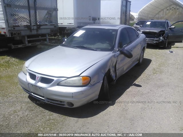 1G2NF52E34M678903 - 2004 PONTIAC GRAND AM SE1 GRAY photo 2