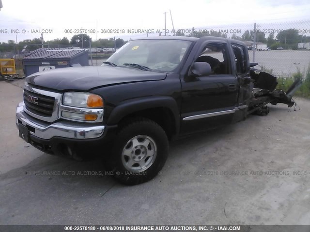 1GTEK19T54E402690 - 2004 GMC NEW SIERRA K1500 BLACK photo 2