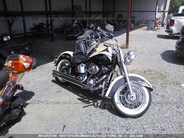 1HD1JD514BB047645 - 2011 HARLEY-DAVIDSON FLSTN 黑色 照片 1