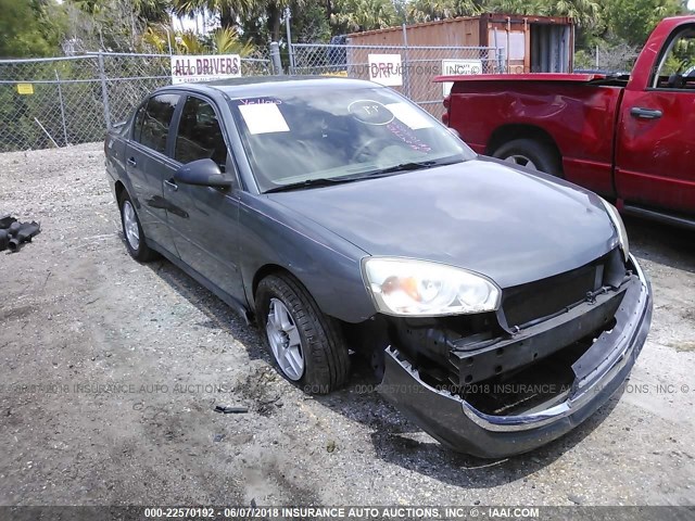 1G1ZT54855F105030 - 2005 CHEVROLET MALIBU LS ნაცრისფერი ფოტო 6