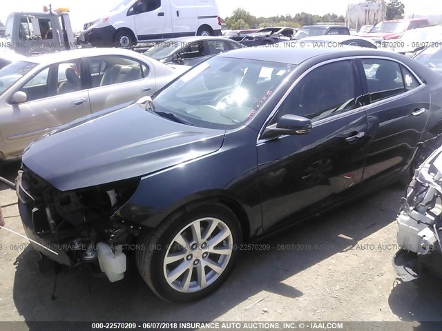 1G11H5SL3EF179424 - 2014 CHEVROLET MALIBU LTZ 黑色 照片 2