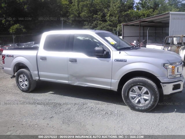 1FTEW1EG5JFC29949 - 2018 FORD F150 SUPERCREW SILVER photo 6