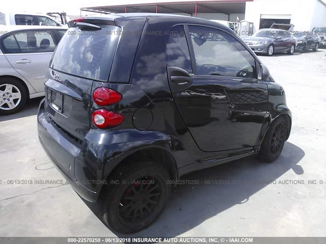 WMEEJ3BA2CK536680 - 2012 SMART FORTWO PURE/PASSION BLACK photo 4