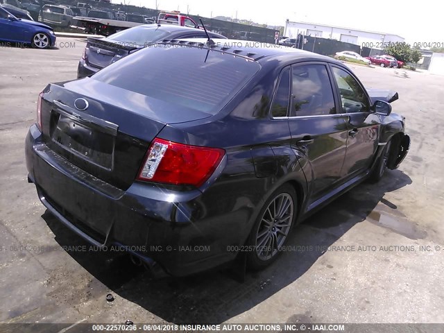 JF1GV7E62EG010698 - 2014 SUBARU IMPREZA WRX BLACK photo 4