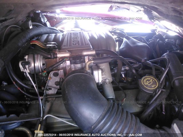 1FACP44E4PF146355 - 1993 FORD MUSTANG LX RED photo 10