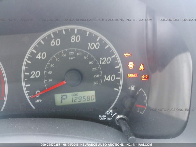 JTDBL40E499067079 - 2009 TOYOTA COROLLA LE/XLE RED photo 7