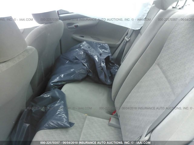 JTDBL40E499067079 - 2009 TOYOTA COROLLA LE/XLE RED photo 8