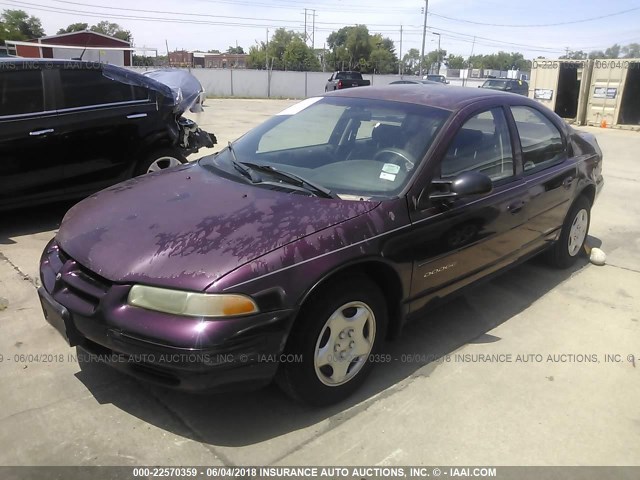 1B3EJ46X7WN108286 - 1998 DODGE STRATUS BURGUNDY photo 2