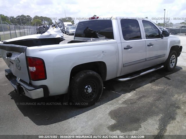 3GCPCREA3BG286193 - 2011 CHEVROLET SILVERADO C1500  LS SILVER photo 4