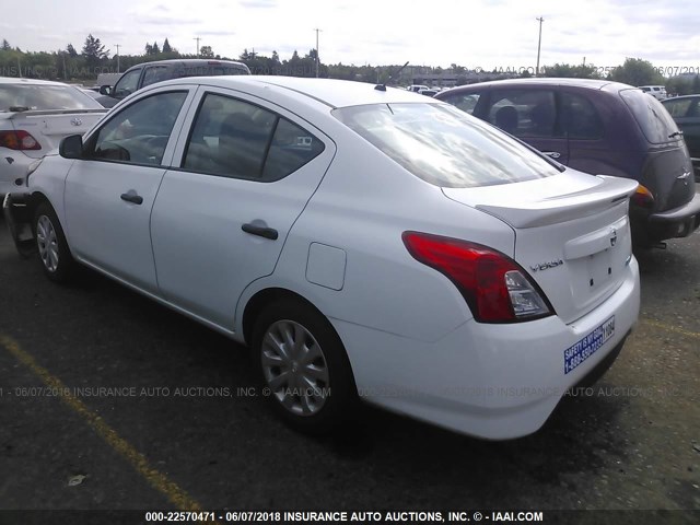 3N1CN7AP8FL945411 - 2015 NISSAN VERSA S/S PLUS/SV/SL WHITE photo 3