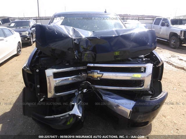 3GCPKSE34BG248144 - 2011 CHEVROLET SILVERADO K1500 LT BLACK photo 6