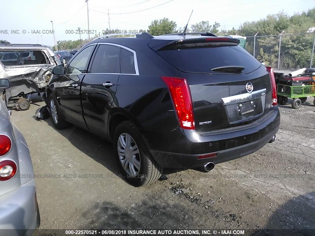 3GYFNAE32CS577771 - 2012 CADILLAC SRX LUXURY COLLECTION BLACK photo 3