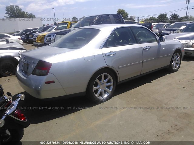 JNKAY41E33M000097 - 2003 INFINITI M45 SILVER photo 4