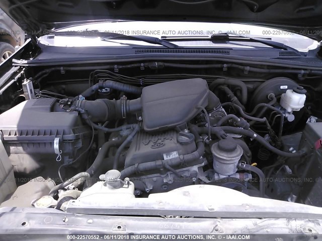 5TFUX4EN0DX020321 - 2013 TOYOTA TACOMA ACCESS CAB Schwarz Foto 10